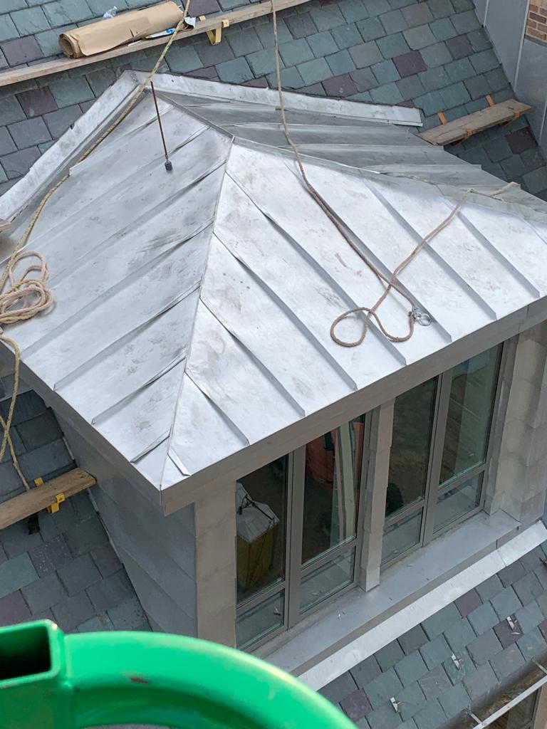 Commercial copper zinc coated metal roofing