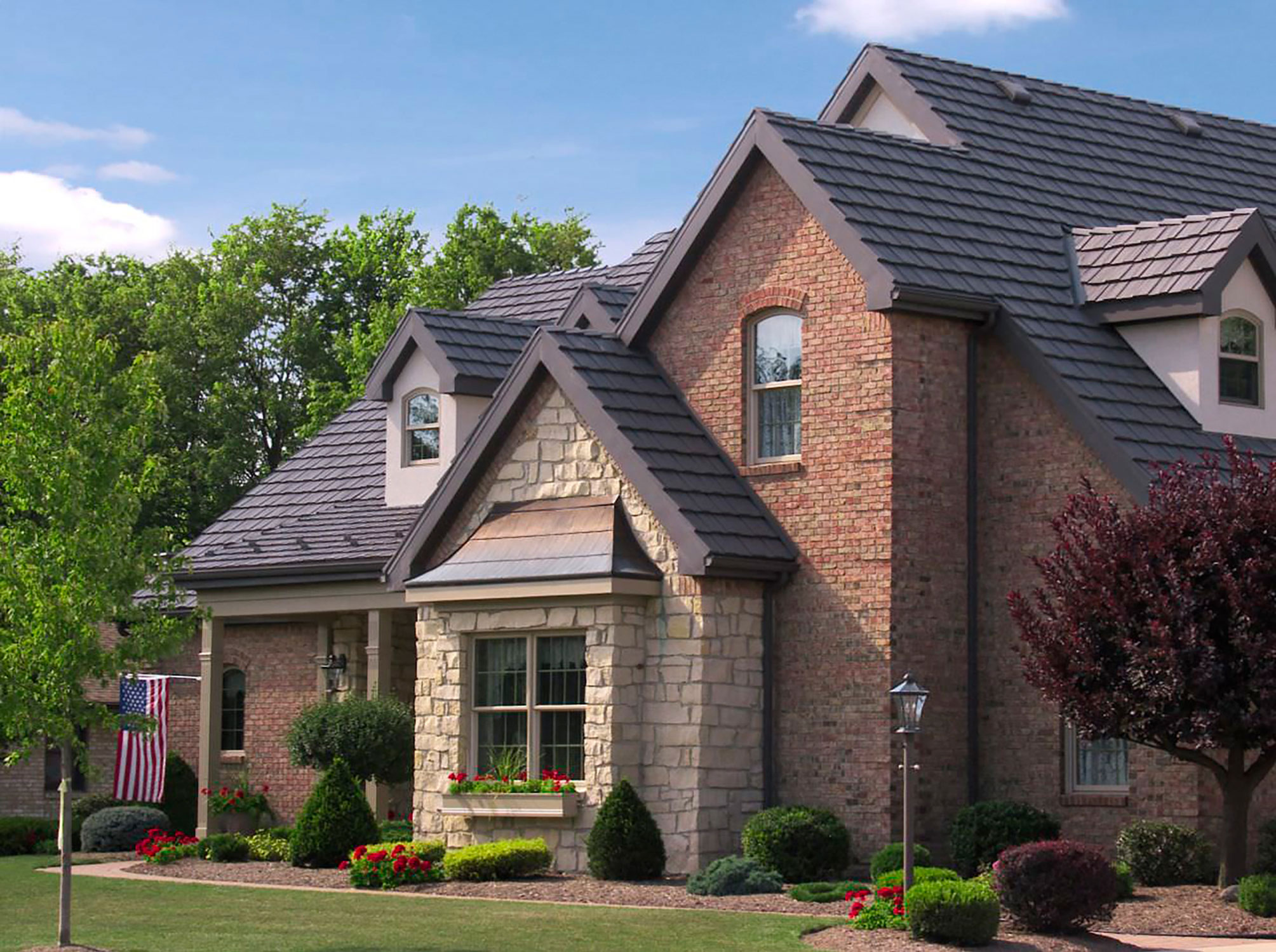 Country Manor Shake completed project by Milan's Roofing
