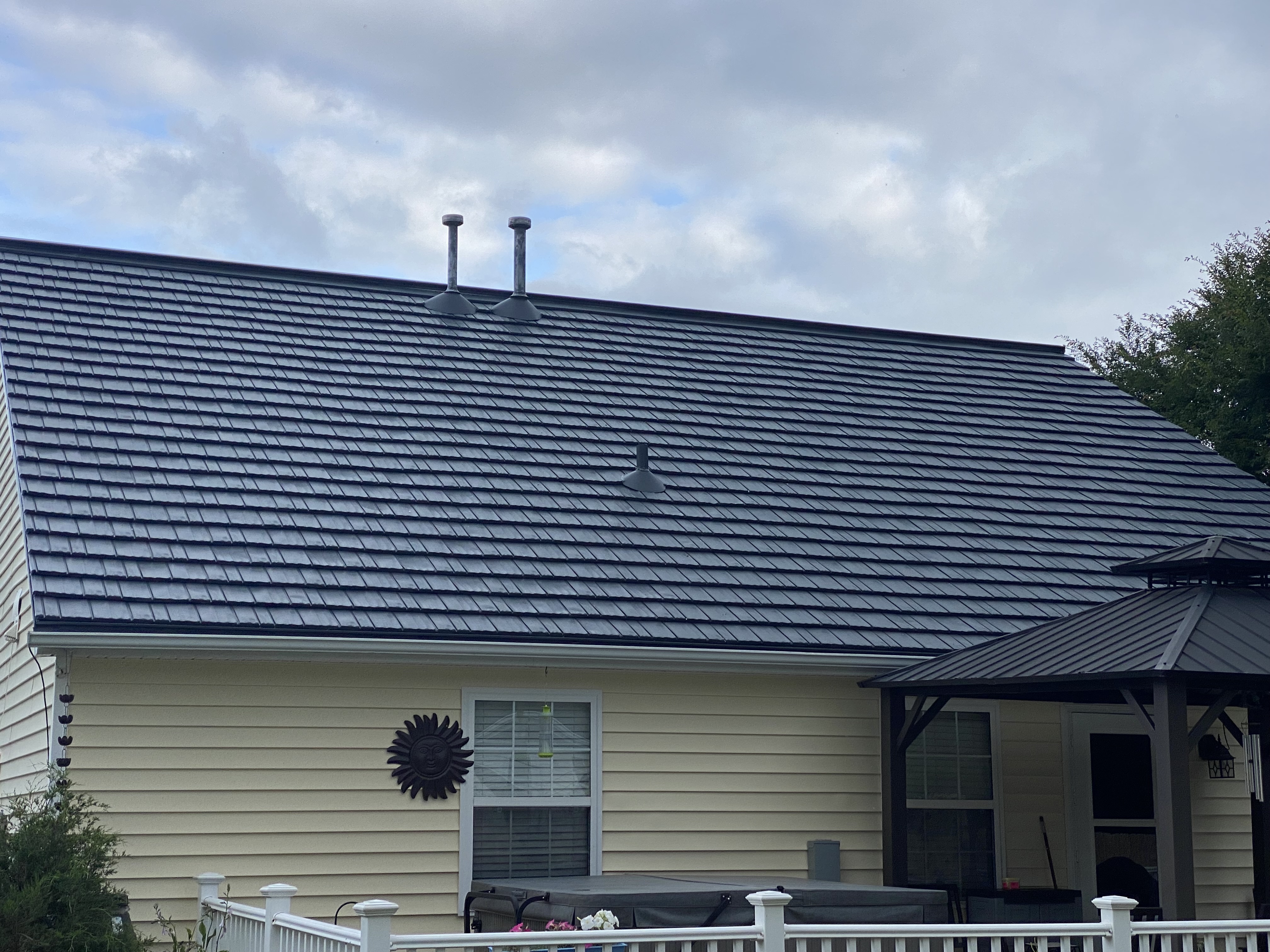 Rustic Shingles completed project by Milan's Roofing