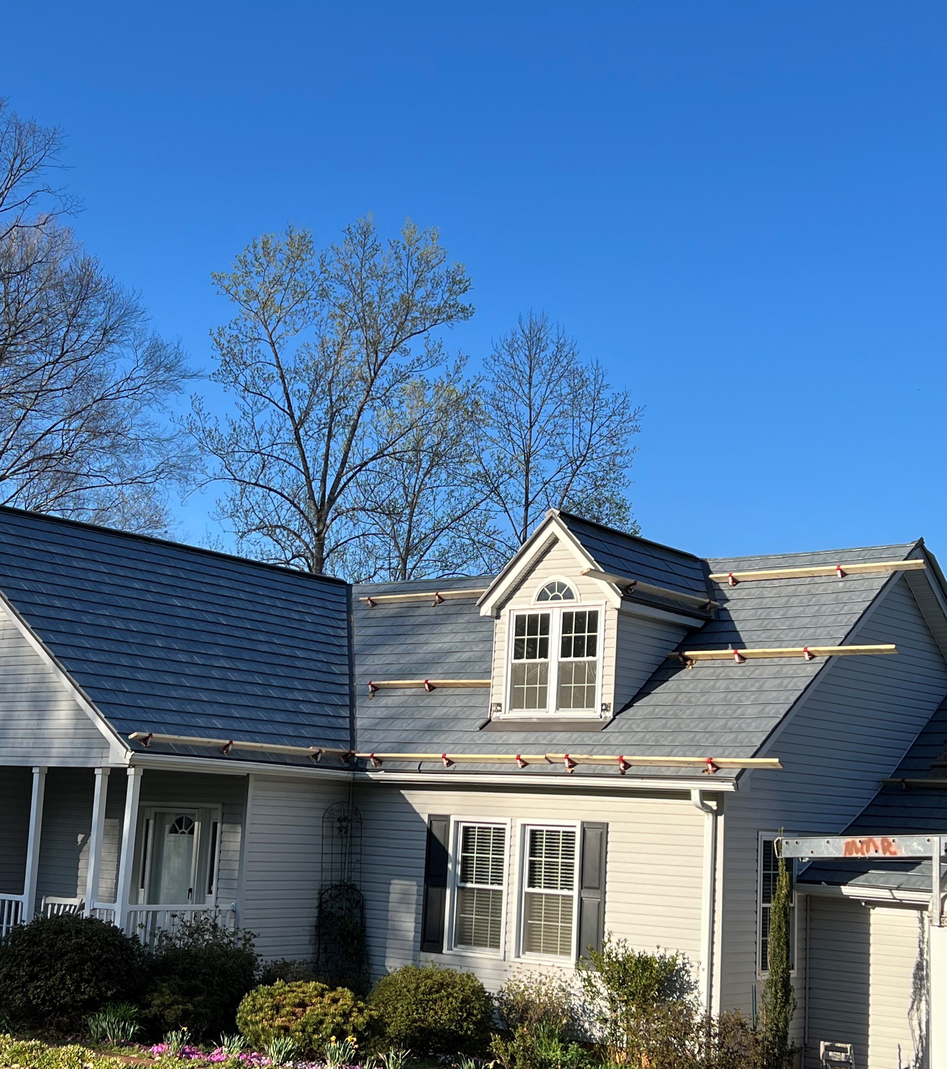 Completed Oxford metal shingle roof
