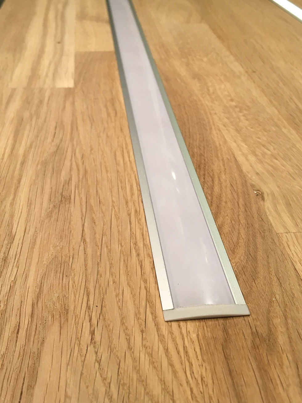 Miniatyrbild: Aluminiumprofil dubbellist infälld