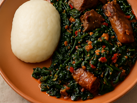 How can you eat any swallow the healthy way ?