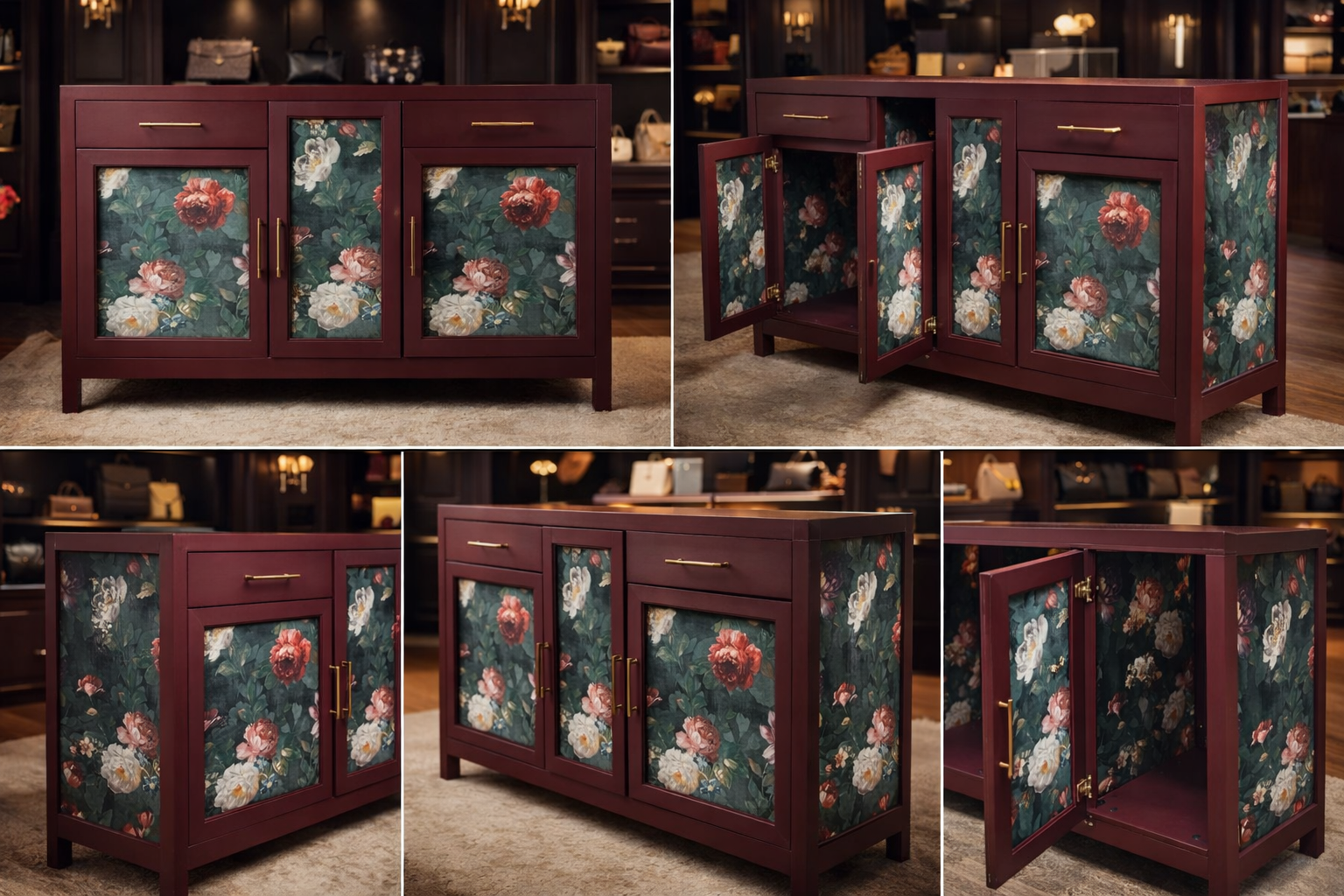 Beautiful contemporary boutique style side board
