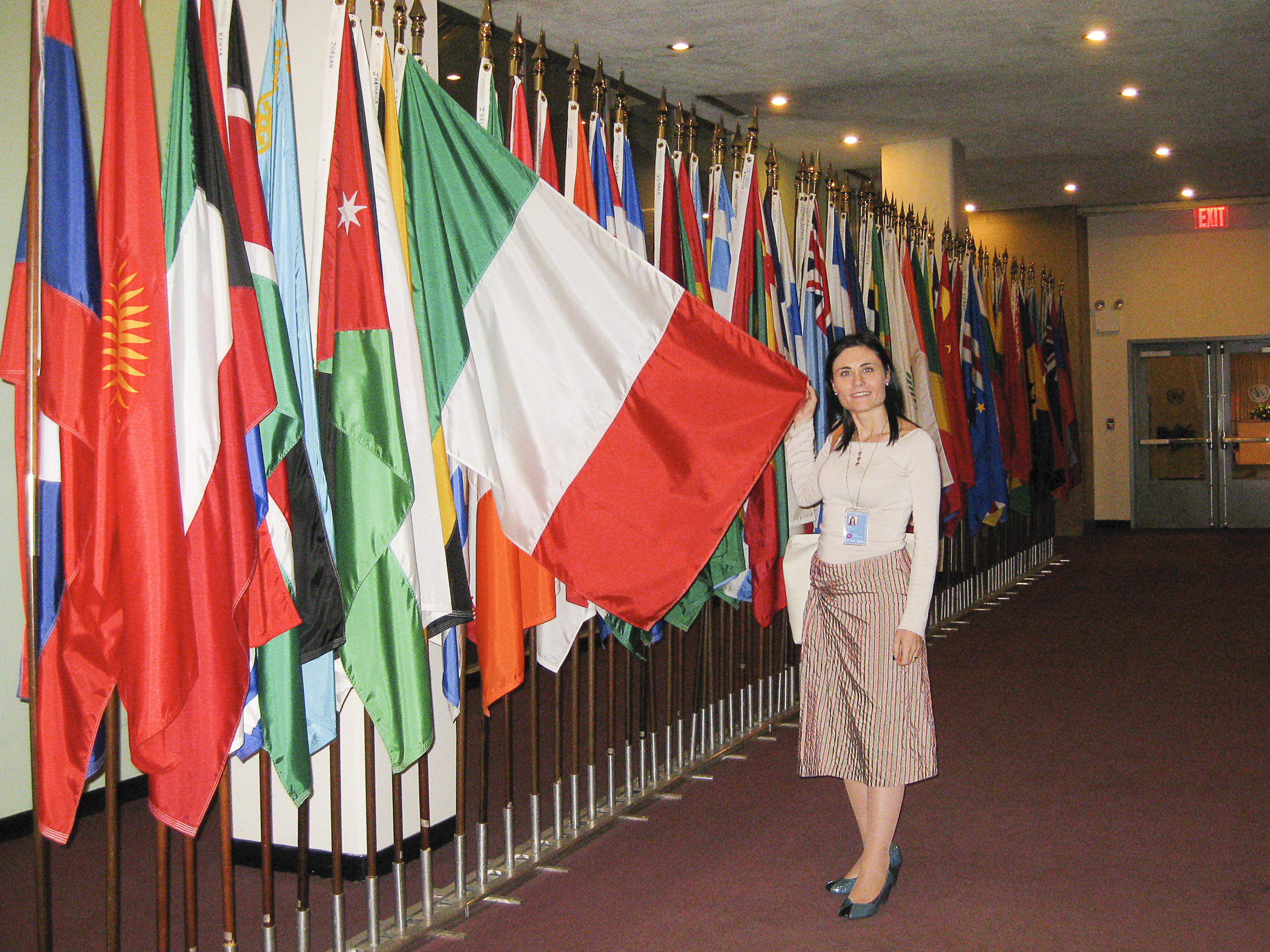 at the United Nations