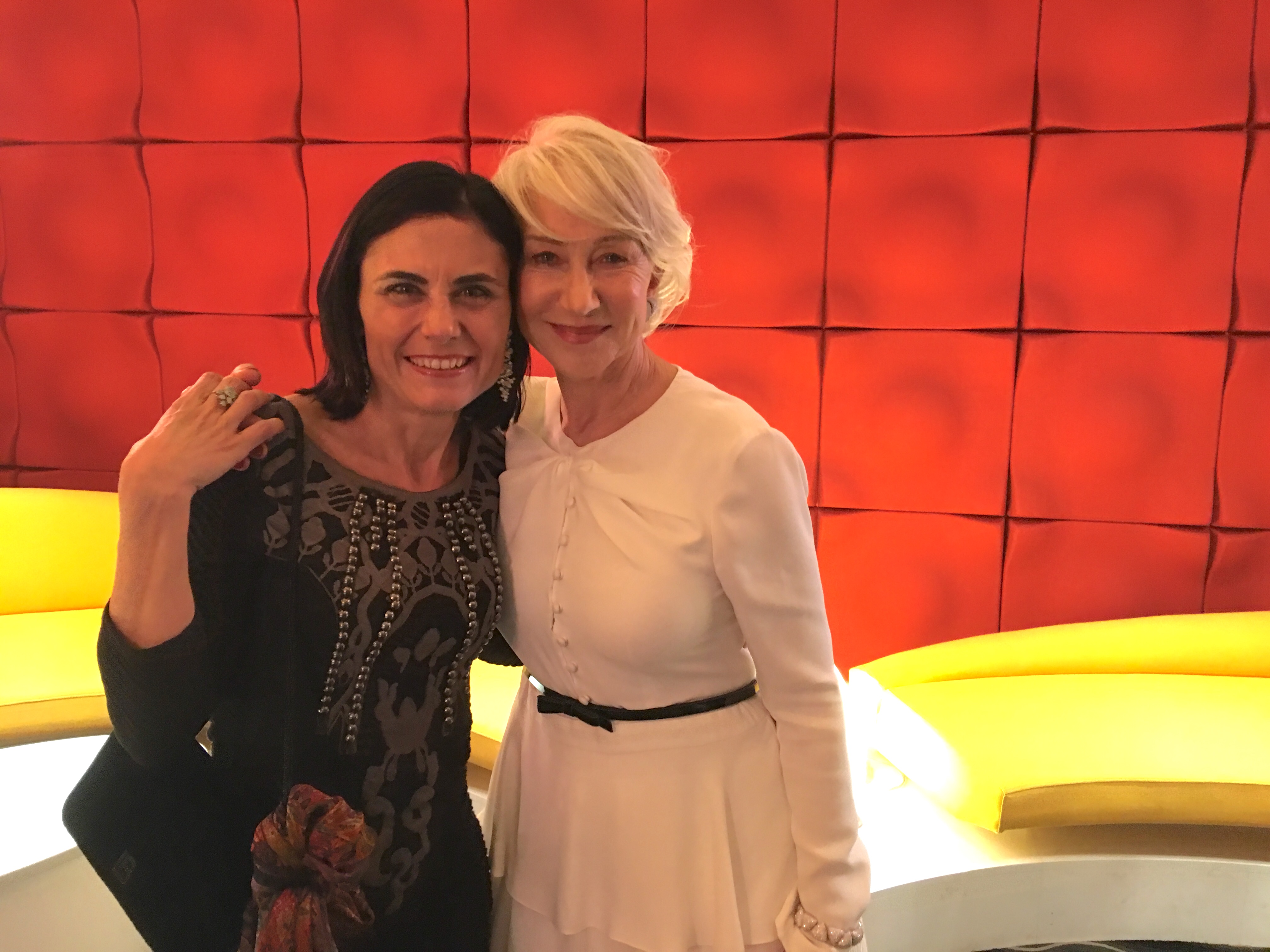with Helen Mirren