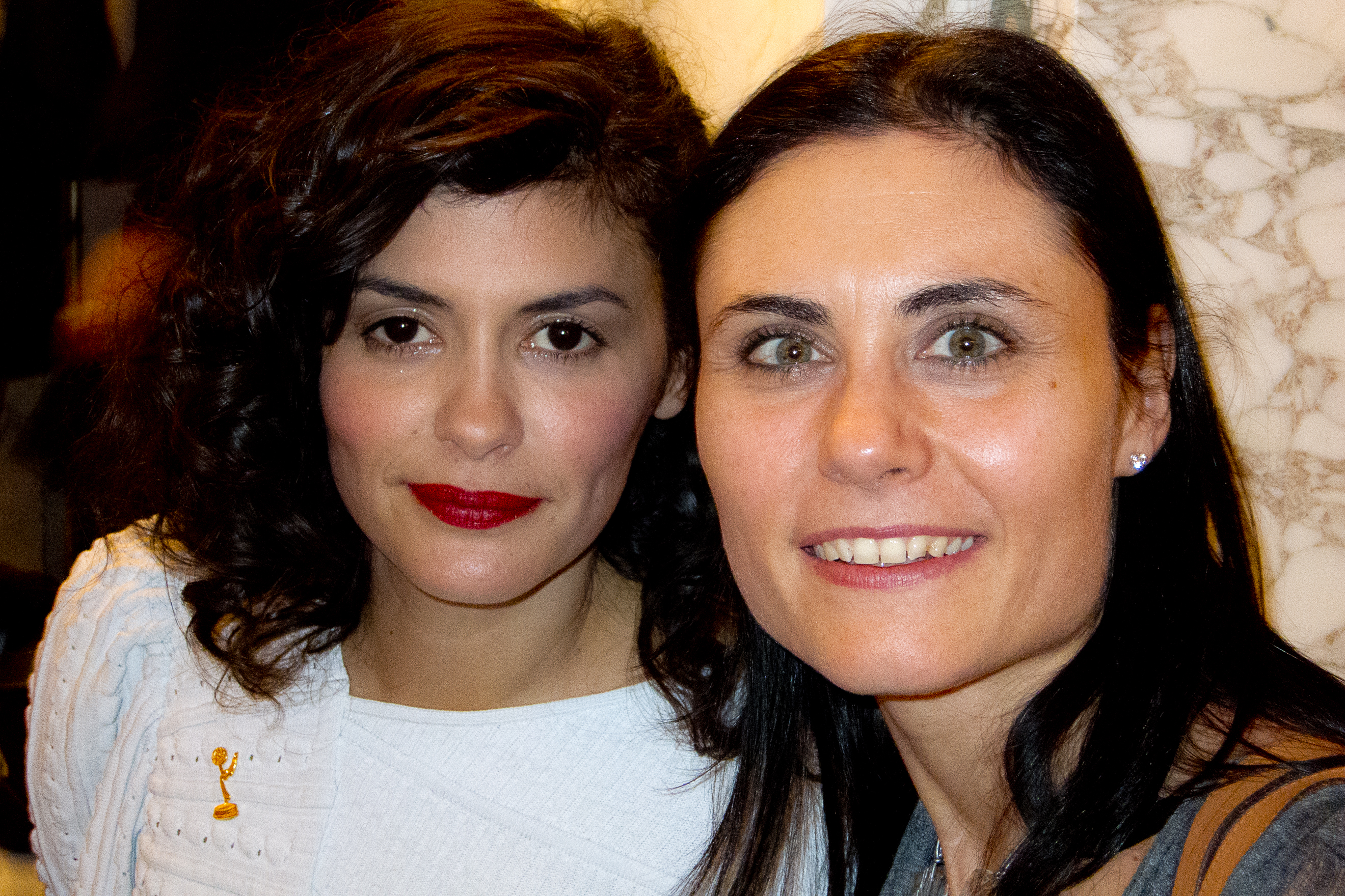 with Audrey Tatou