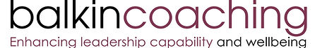 Balkin Coaching Enhancing Leadership Capability and Wellbeing