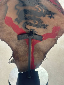 ewasserhase, songs for mother nature, songs for mother nature and poetry, paintings, sculptures, recycling, palm bark, artist, contemporary art, portfolio, interior design, Firedragon