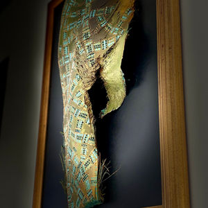 ewasserhase, songs for mother nature, songs for mother nature and poetry, paintings, sculptures, recycling, palm bark, artist, contemporary art, portfolio, interior design, transcendent patterns