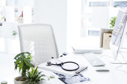 お医者さんのデスク