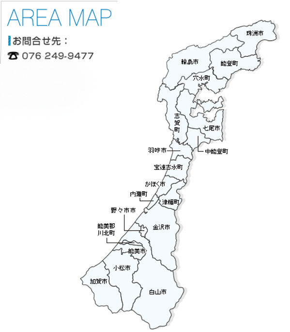 石川県エリアマップ
