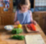 Claudine's daughter showing how easy it is to make this super delicious healthy quick to make and tasty salmon en croute from scratch, even kids can make it