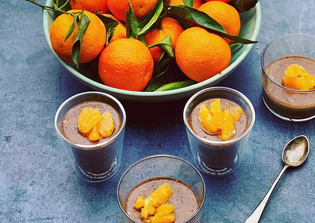 No-Sugar Chocolate Orange Pudding