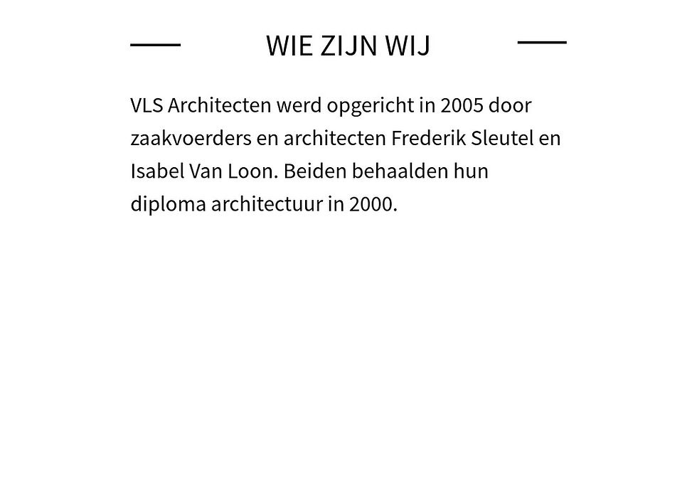 VLS wie zijn wij-1