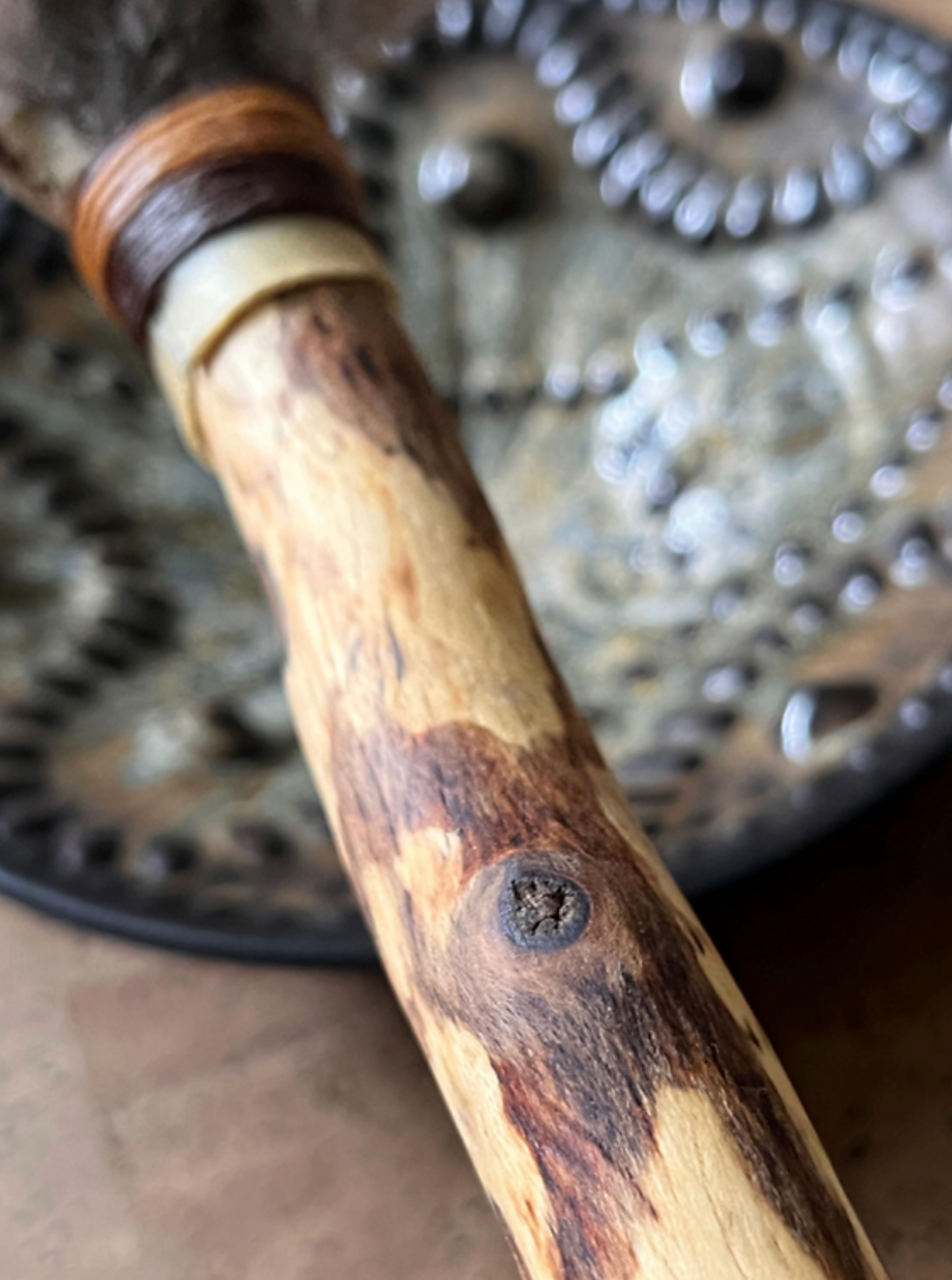 Miniature : Hochet Médecine | Cerf-Pierre de Lune | Medicine Rattle