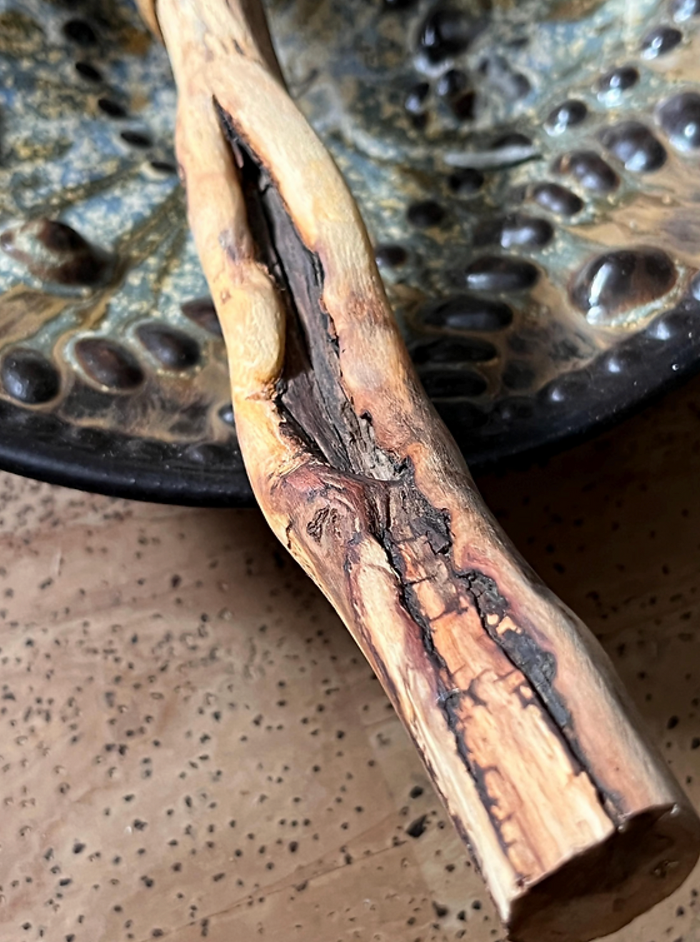 Miniature : Hochet Médecine | Bison-Améthyste | Medicine Rattle