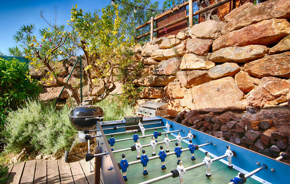 Foosball on a terrace in Las Alondras Begur