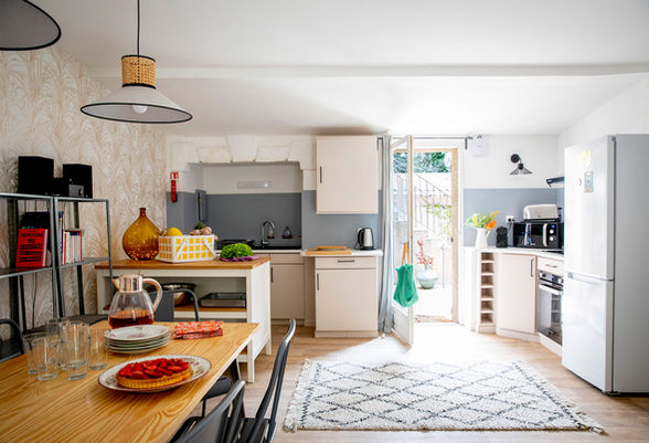 Espace repas au Mas Saint-Gens location pour groupe proche Avignon