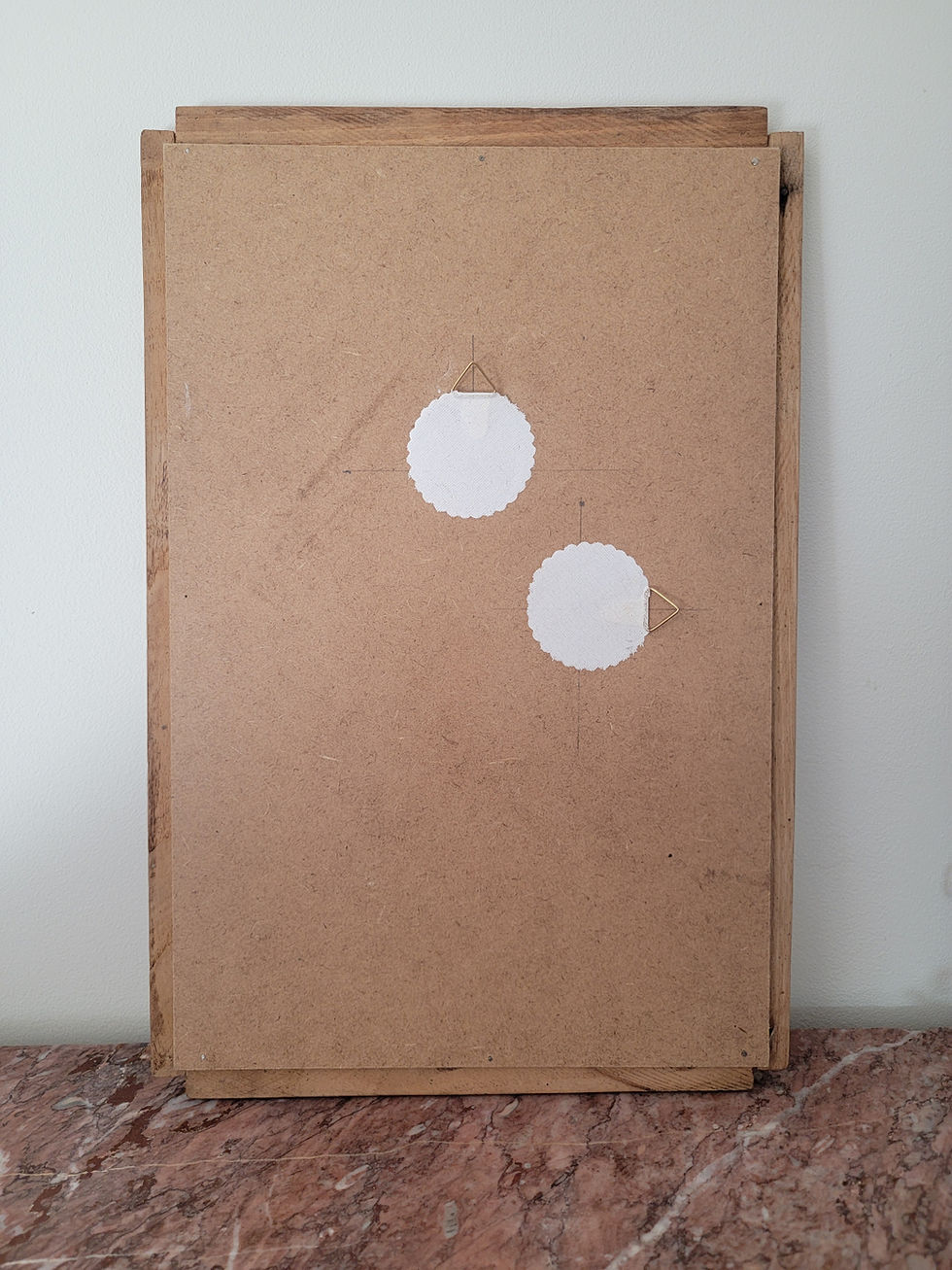 Miniature : miroir ancien en bois rénové décoration campagne chic authentique