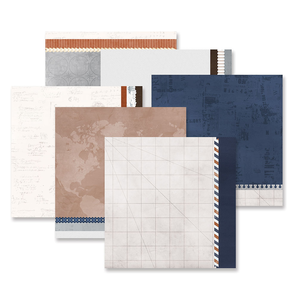 Thumbnail: Global Getaway Fast2Fab Inspired Paper Pack (12/pk)
