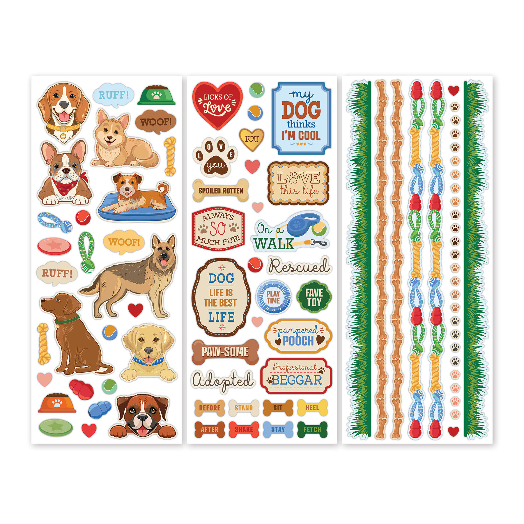 Ruffin’ It Stickers (3/pk)
