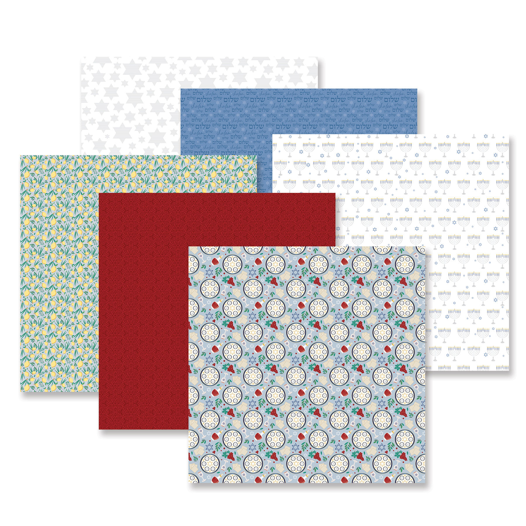 Jewish Holidays Paper Pack (12/pk)