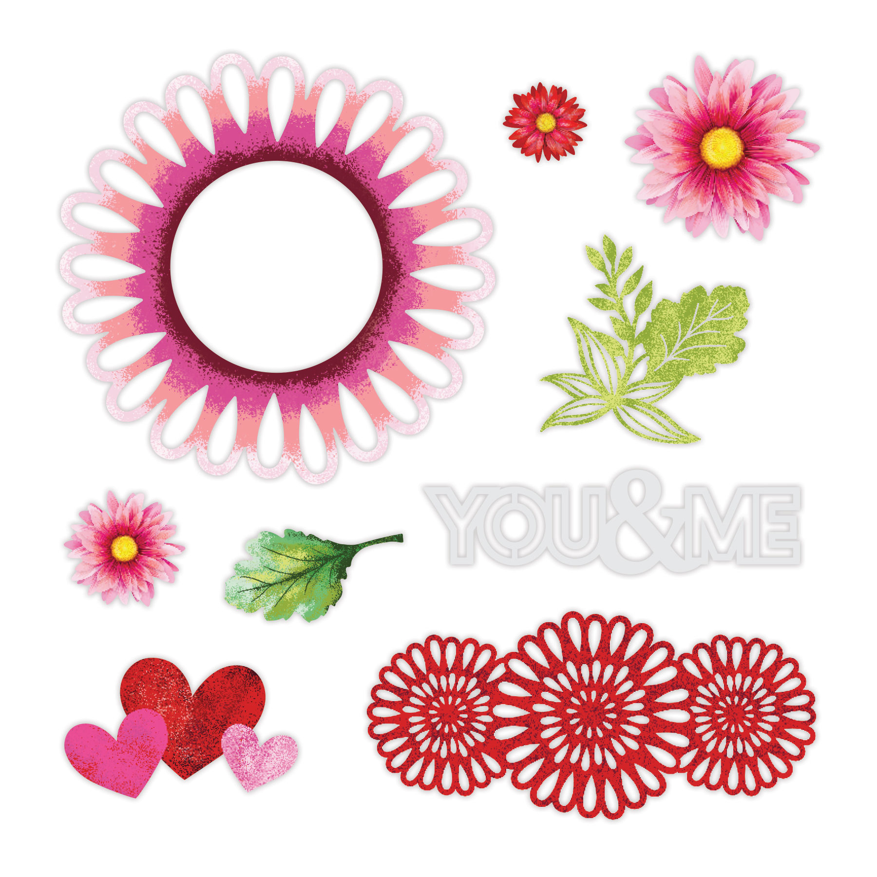 Vivid Melodies Jazzberry Embellishments