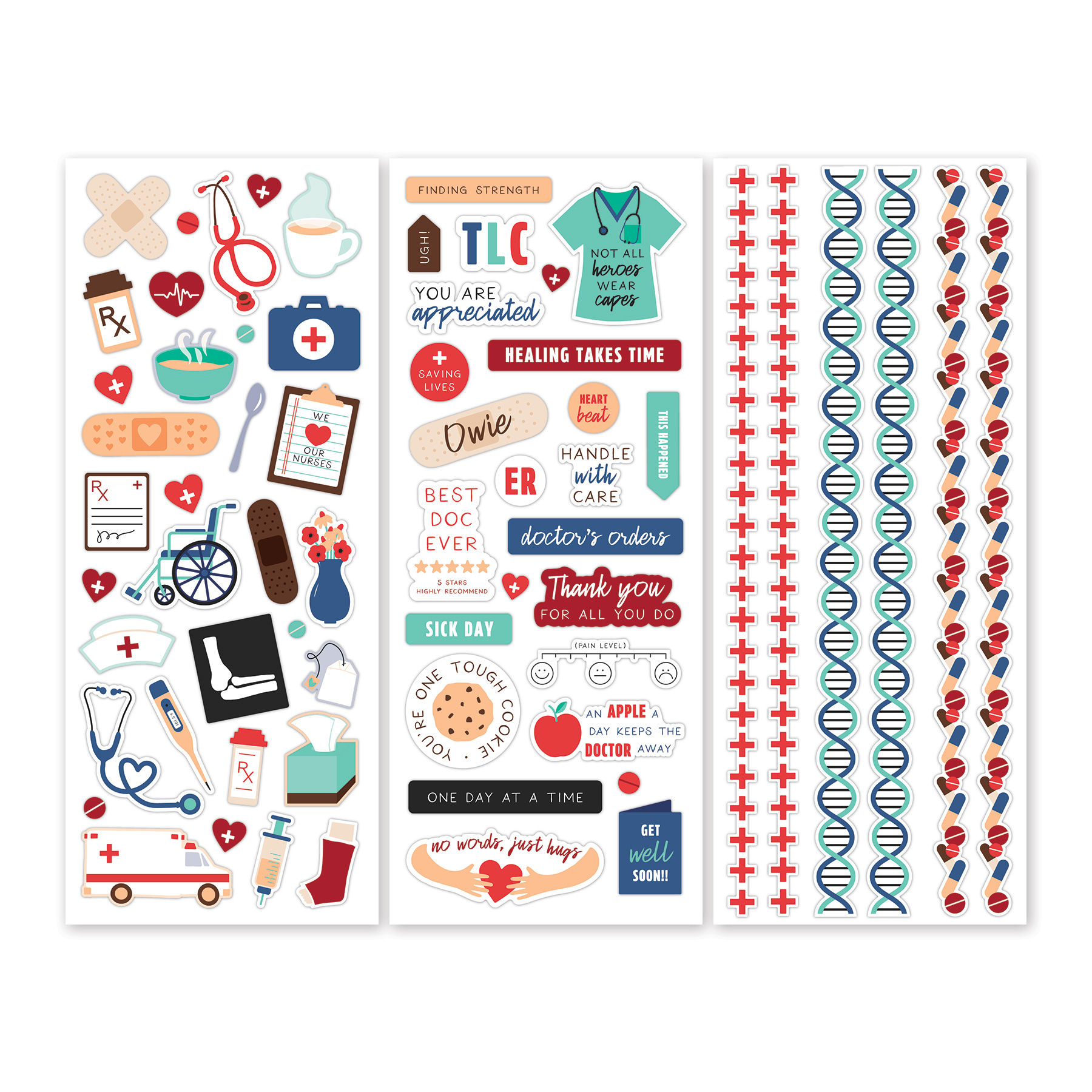 On the Mend Stickers (3/pk)
