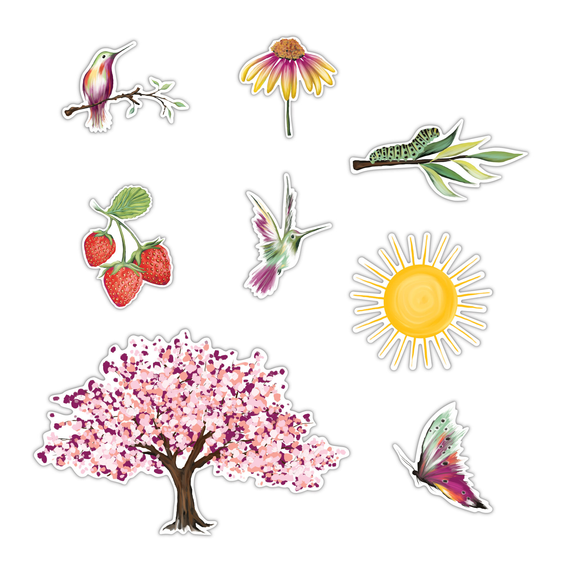 Painted Garden Embellishments