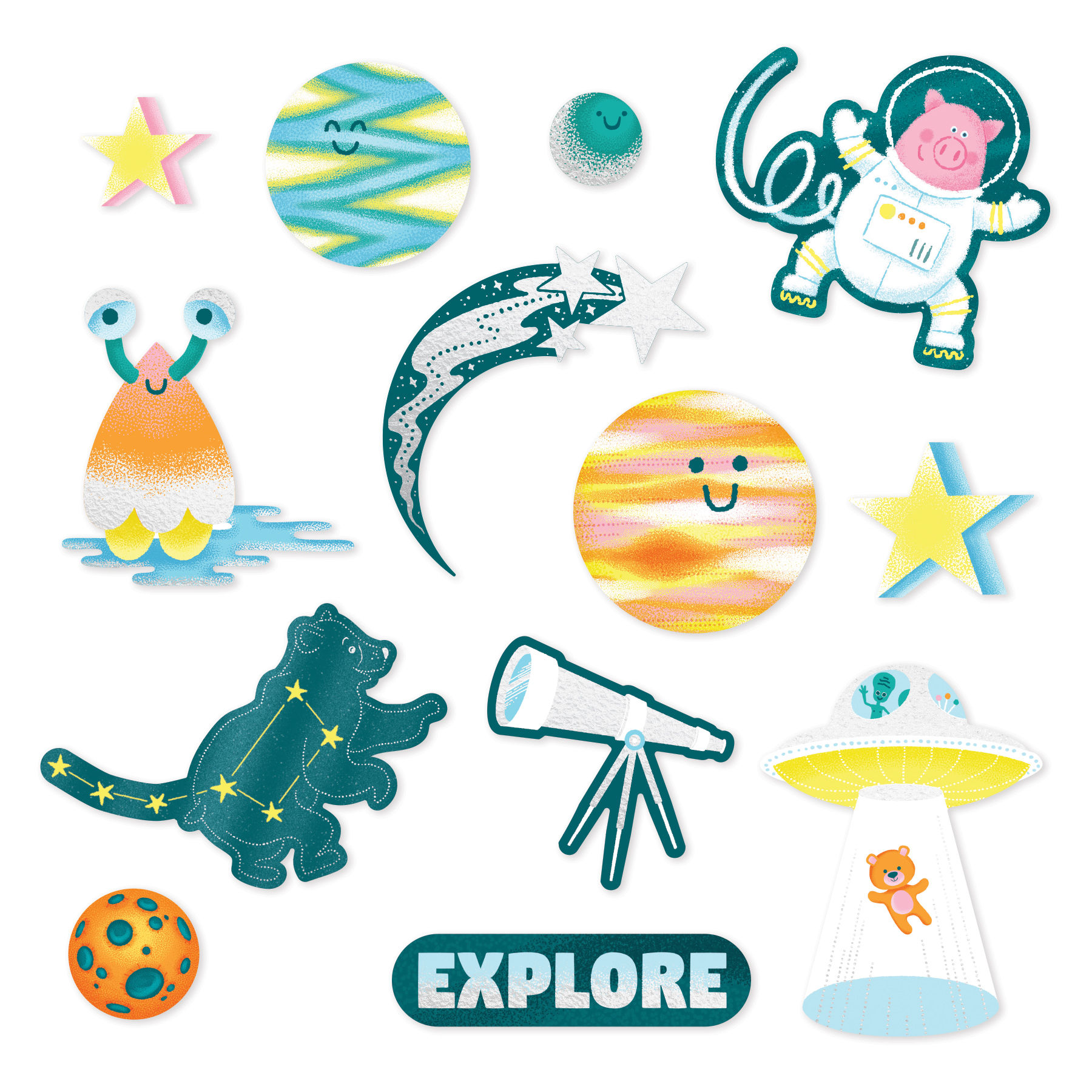 Outta This World Embellishments