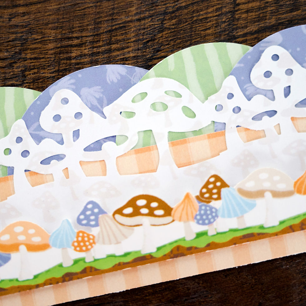 Thumbnail: Forest Mushrooms Border Punch