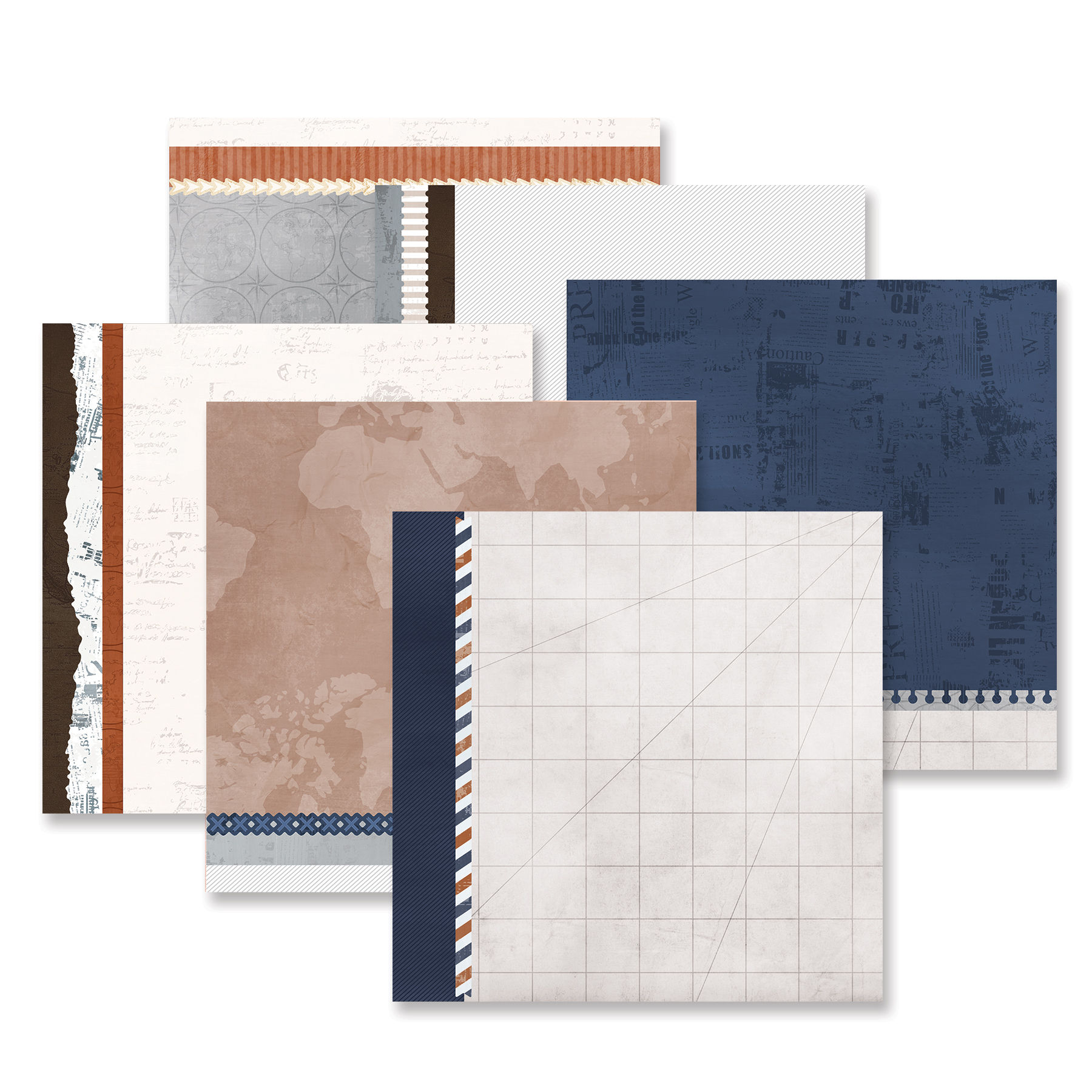 Global Getaway Fast2Fab Inspired Paper Pack (12/pk)