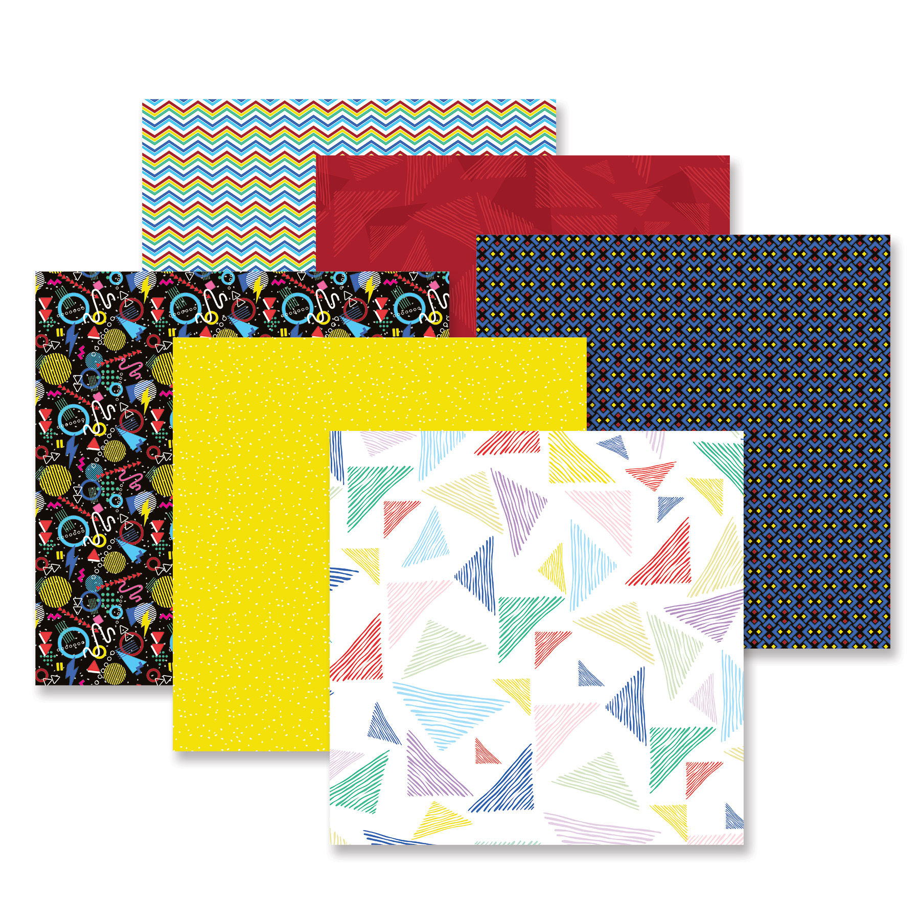 Through the Years 1980s - 1990s Paper Pack (6/pk)