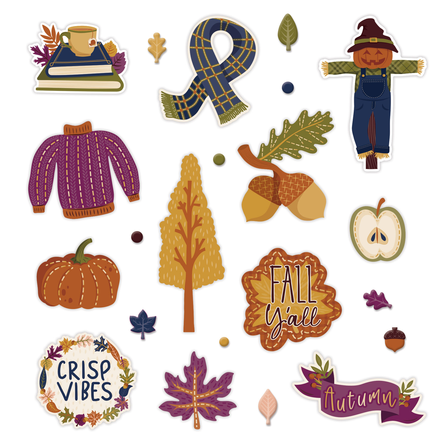 It's Fall, Y'all Embellishments