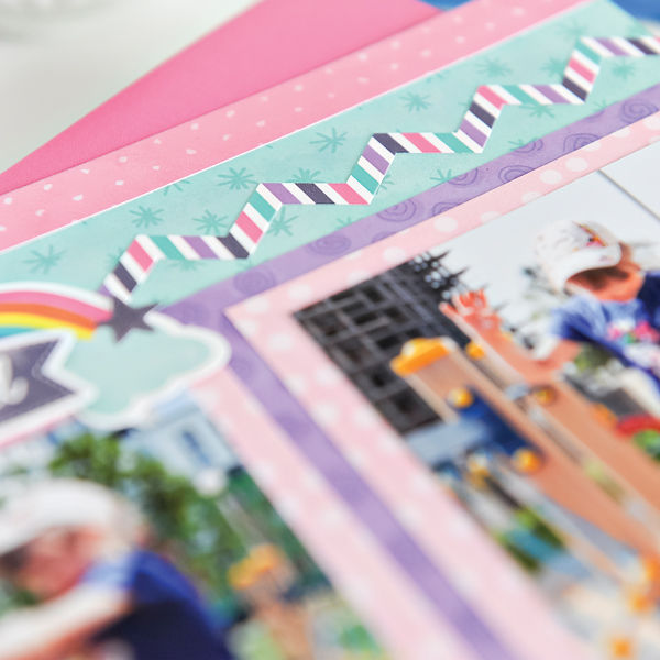 Thumbnail: Super Duper Girl Tone-on-Tone 12x12 Paper Pack (12/pk)