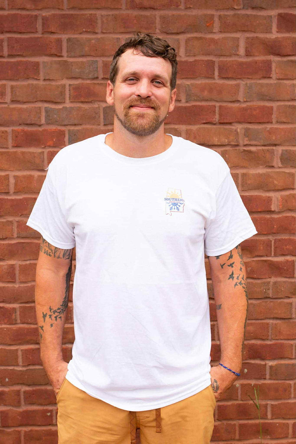 Southern Heating & A/C technician in uniform ready for service