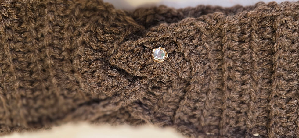 Thumbnail: Brown Headband & Scarf Combo