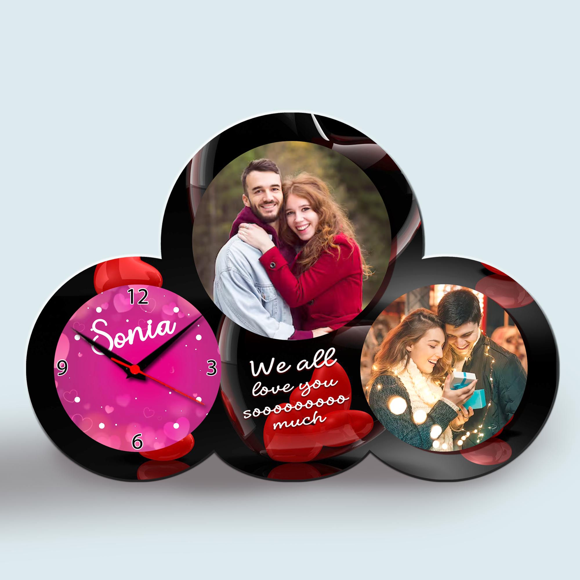 Customised Table Top Clock for any occassion