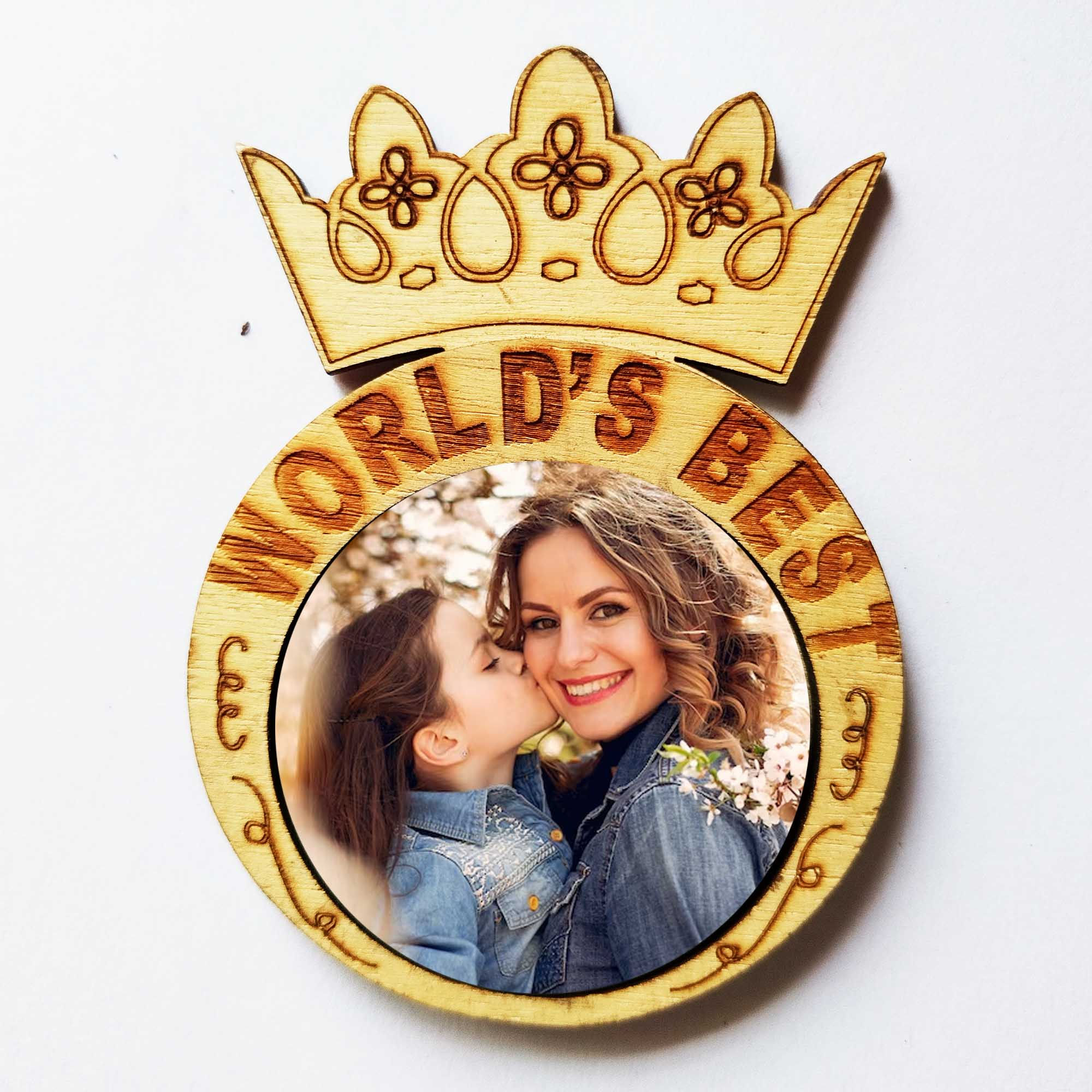 Customised Wooden Fridge Magnet with photo