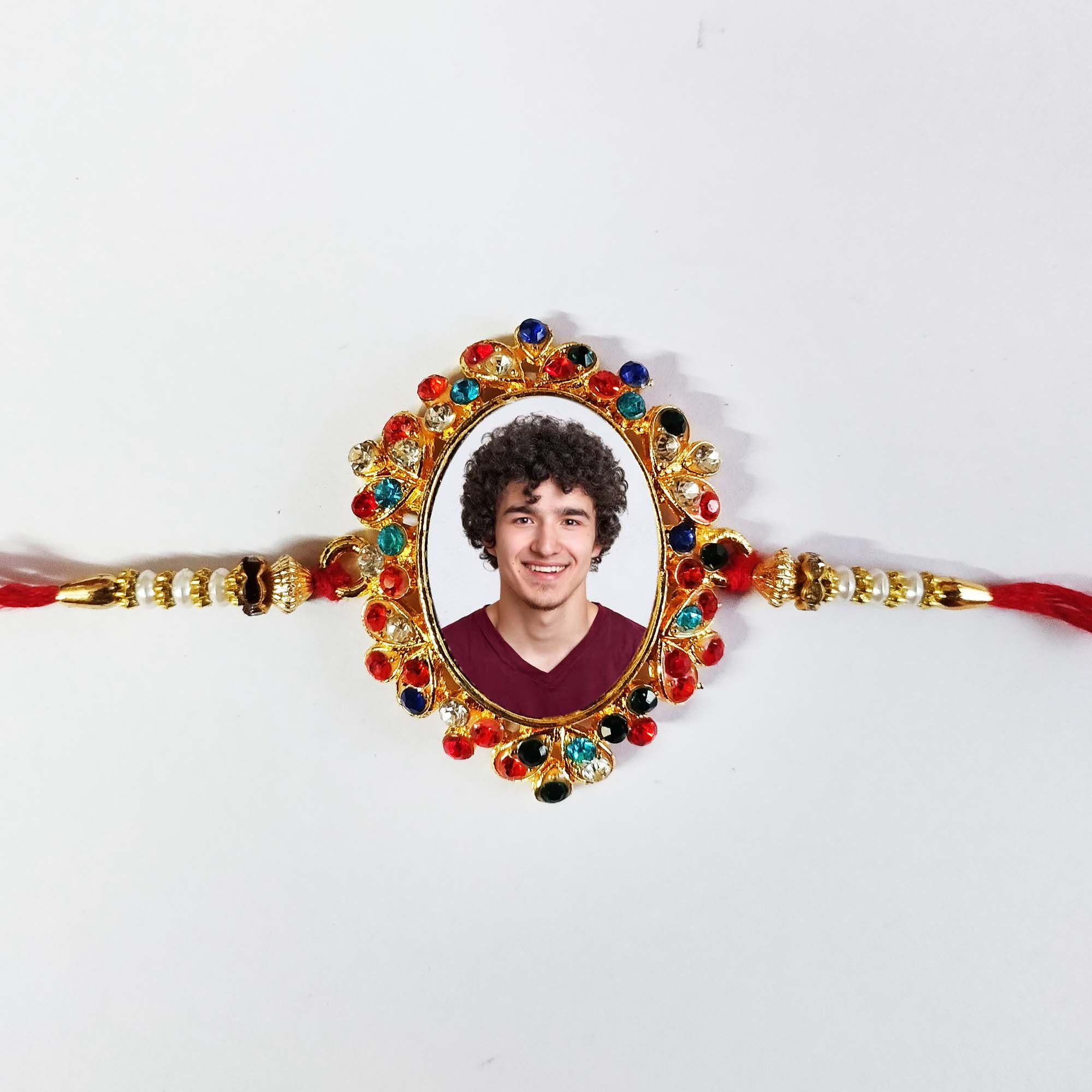 Customised Designer Multicolour Rakhi