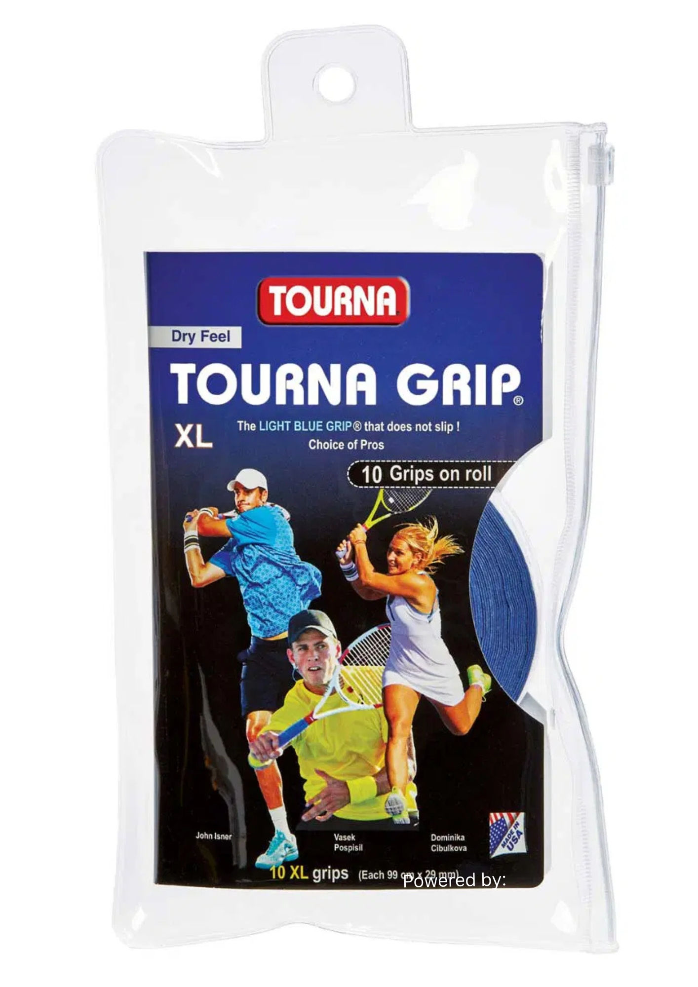 Tourna Grip XL 10er Pack - Blau