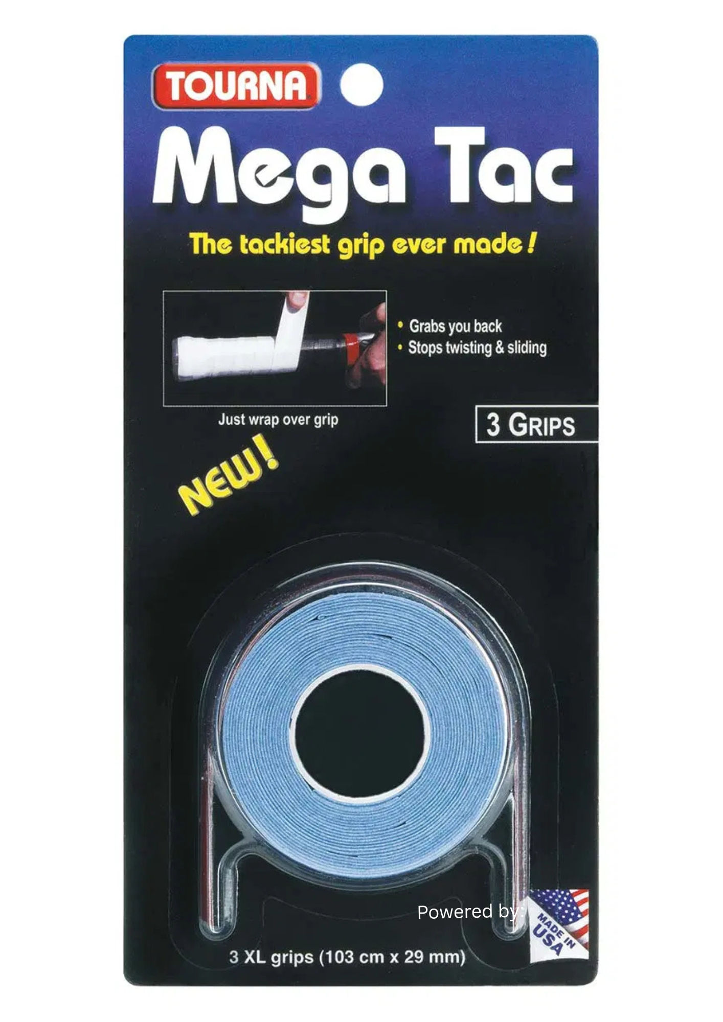 Tourna Mega Tac 3er Pack-Blau