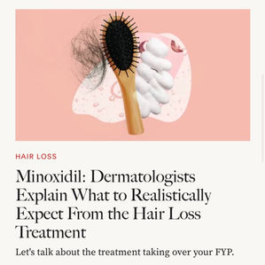 Minoxidil for hair loss