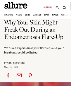 Skin and endometriosis 
