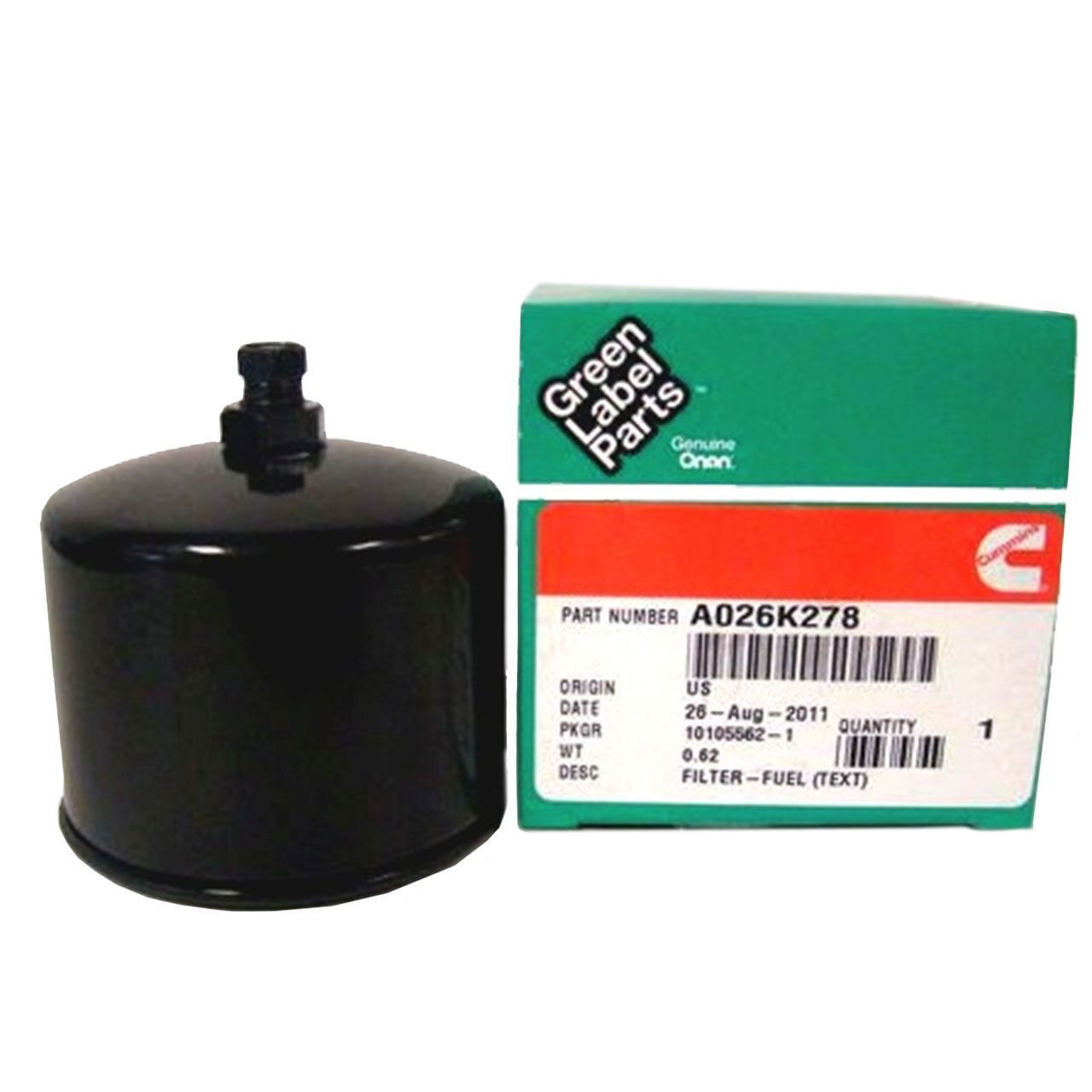 Onan Fuel Filter A026K278