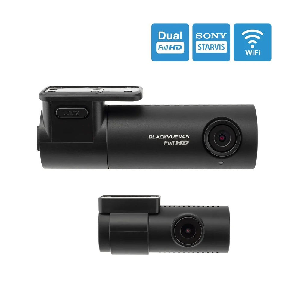 Dashcam connectée BlackVue DR590X et sa Dashcam Arrière