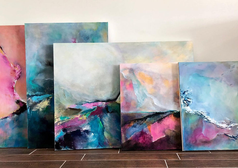 Thumbnail: Original Painting   30" x  24"   Gallery Canvas