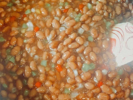 Mom's Baked Beans are the best.