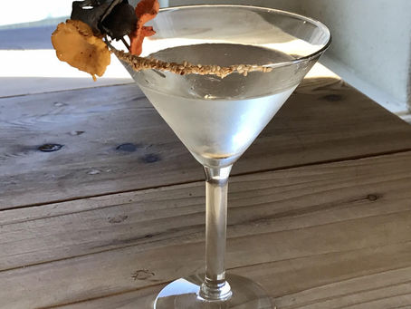 Chanterelle mushrooms and the Kinokoda Martini.