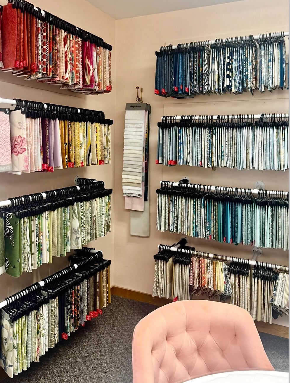 Attendees will also get to take a look at Julianne’s design elements including fabric, wallpaper samples and window treatments.